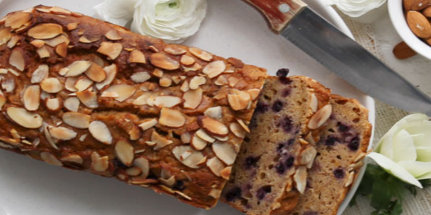 Gluten-free Blueberry and Lemon Loaf