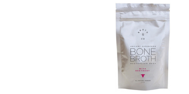 Australian Beef Bone Broth with Beetroot Powder Pouch
