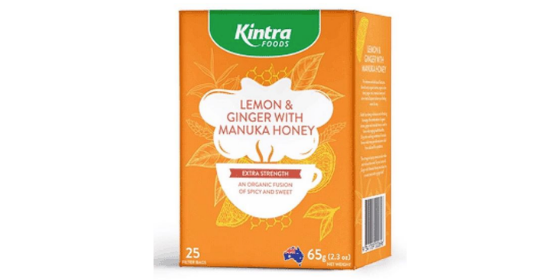 Kintra Foods Lemon & Ginger with Manuka Honey Tea
